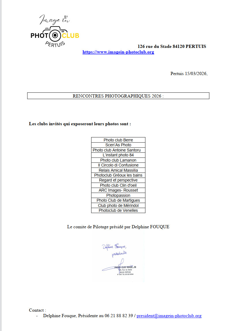 clubs selectionnes